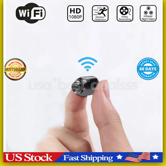 Mini Camara Oculta Espia De Seguridad Wifi 1080P Inalambrica Con Audio Y Video